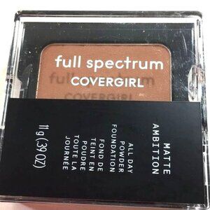 Covergirl Foundation Full Spectrum Powder Matte .39oz Ambition Deep Cool 4 New